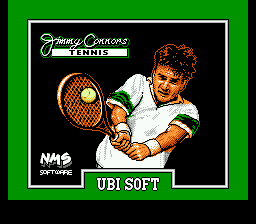Jimmy Connors Tennis title screenshot